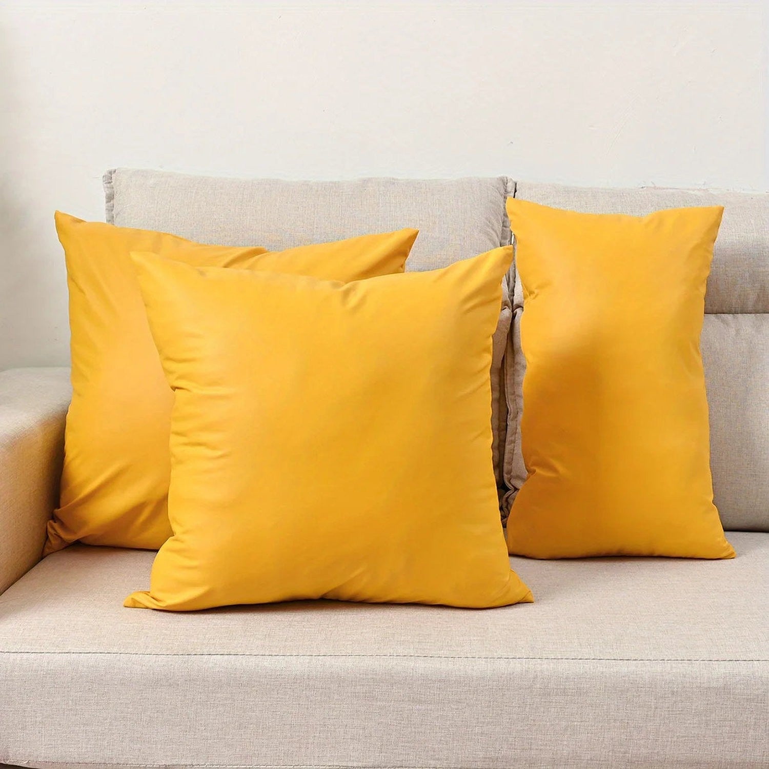 Waterproof PU Lumbar Cushion Cover — European Style