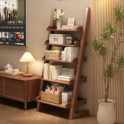 Where Books Meet Beauty — Minimalist Open Bookshelf & Display Cabinet