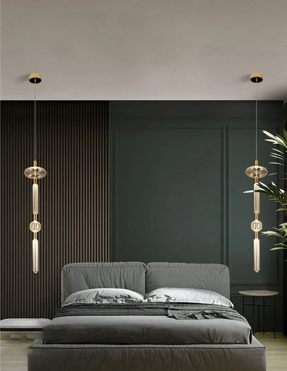 Nordic Luxury Art Glass Chandelier — High-End Pendant Lamp Home Décor