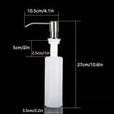 Clean Lines, Clean Hands — Stainless Steel Soap & Shampoo Dispenser (300ml) Jonine’s Corner