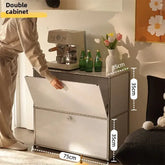MLG Modern Dual Cabinet – Wood & Acrylic Living Room Storage