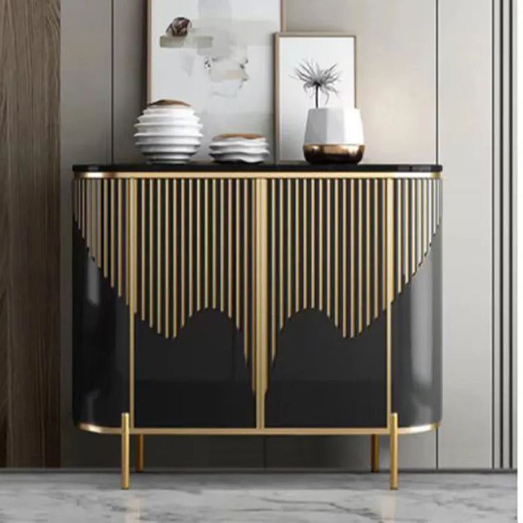 French Gold Luxury Living Room Display Cabinet Jonine&