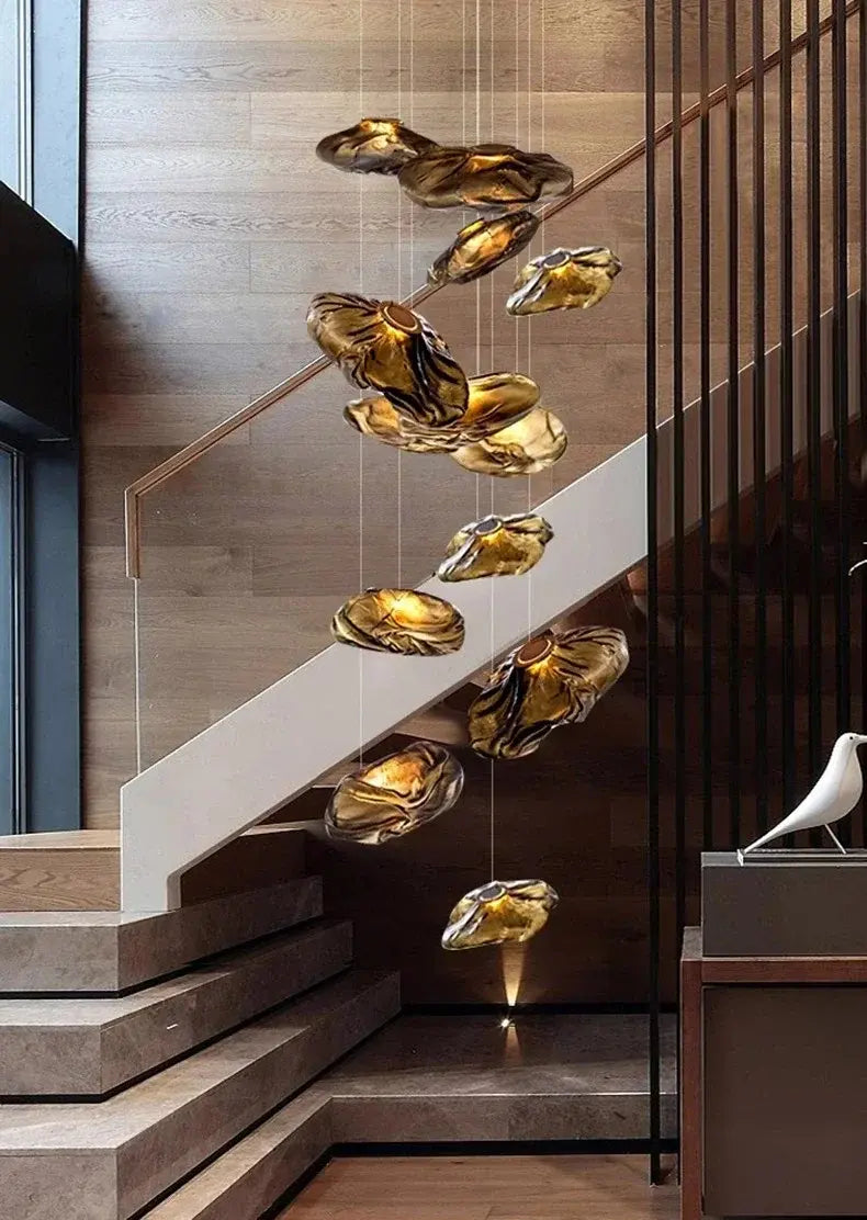 Modern LED Chandelier - Gbbmade Luxury Staircase & Living Room Light