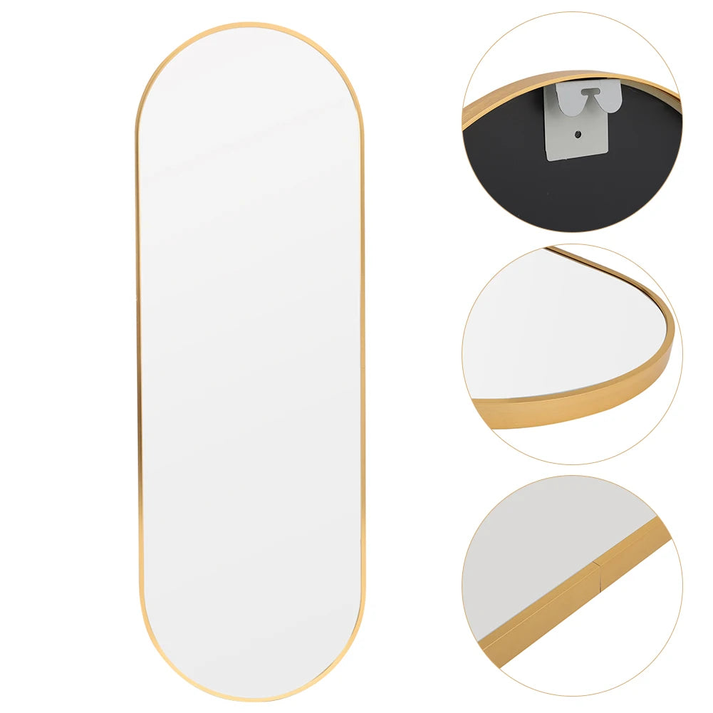 The Mirror That Opens the Room — Oversized Oval Full-Length Mirror