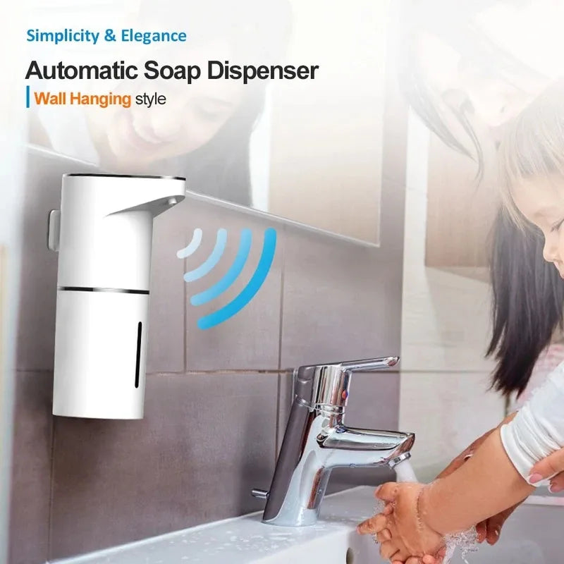 Touch-Free Clean — Automatic Sensing Foam Soap Dispenser, Wall Mounted