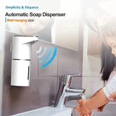 New Bathroom Automatic Sensing Soap Dispenser Type C Multiple Levels Contactless Electric Frother Charging Wall Mounted Vertical Jonine’s Corner