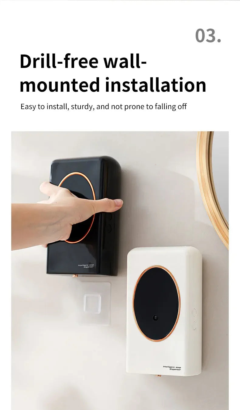 The Touchless Pour — 480ml Smart Foam Soap Dispenser, USB Rechargeable