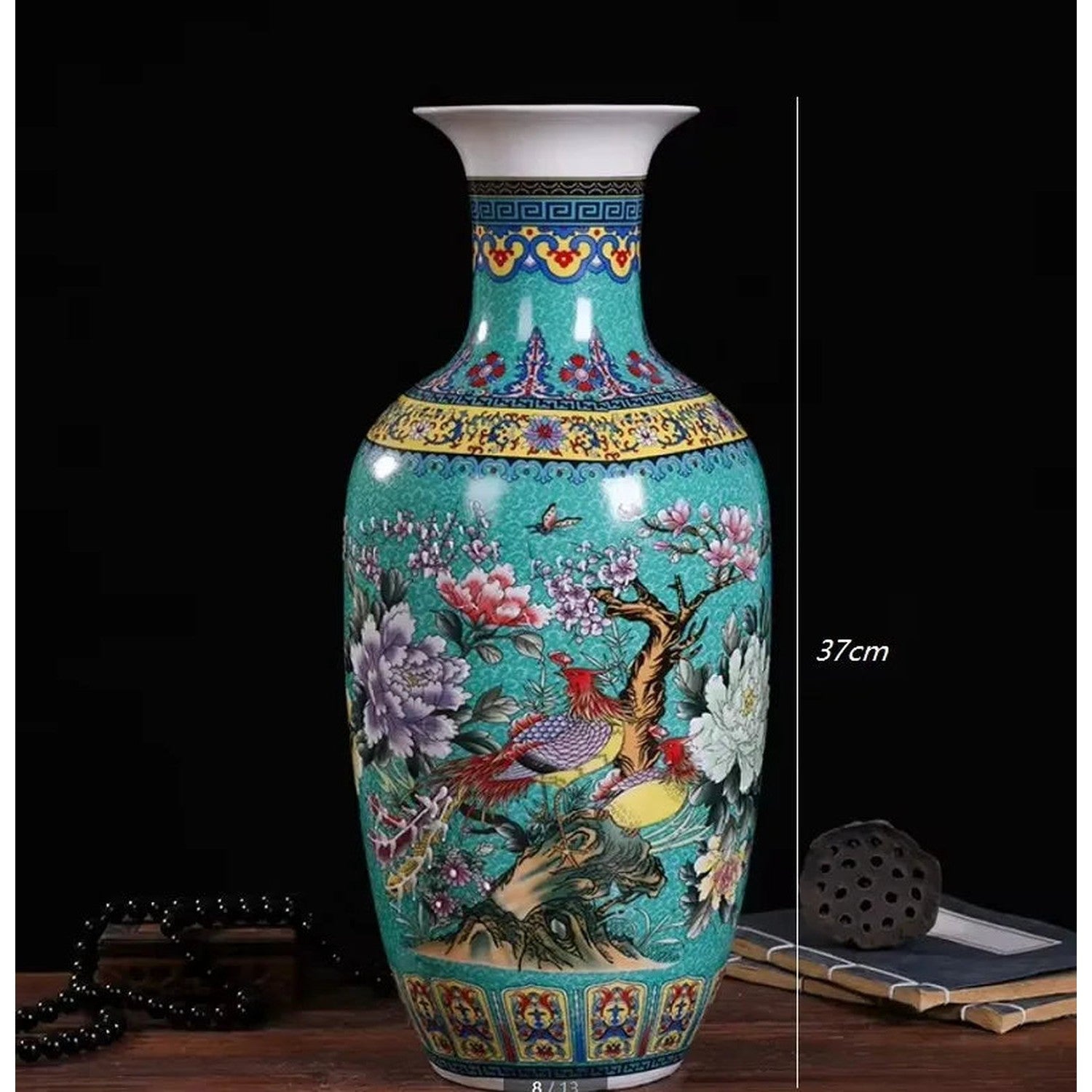 The Statement Piece — Jingdezhen Ceramic Floor Vase