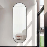The Mirror That Opens the Room — Oversized Oval Full-Length Mirror