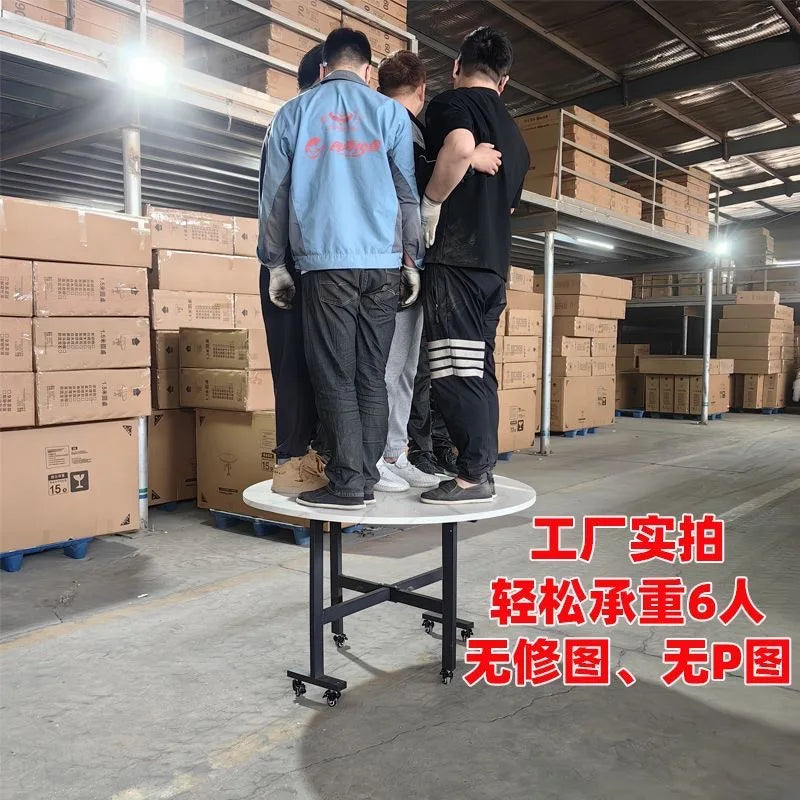 Round Foldable Dining Table — 100 & 120cm