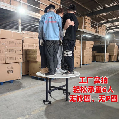 Round Foldable Dining Table — 100 & 120cm