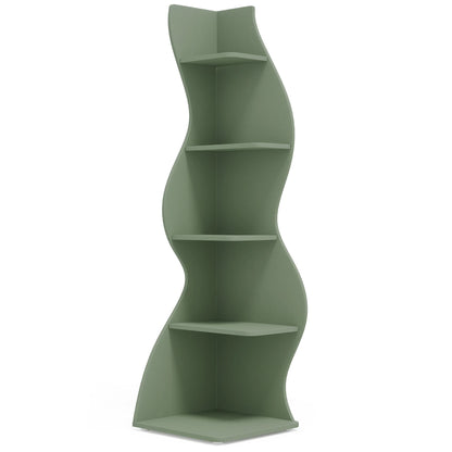 The Corner That Finally Does Something — Tribesigns 5-Tier Wall Corner Bookshelf & Plant Stand