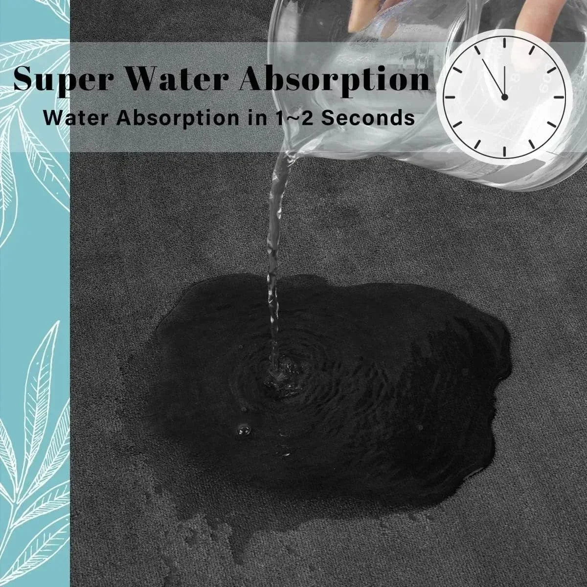 Soft Landing — Super Absorbent Coral Velvet Anti-Slip Bath Mat