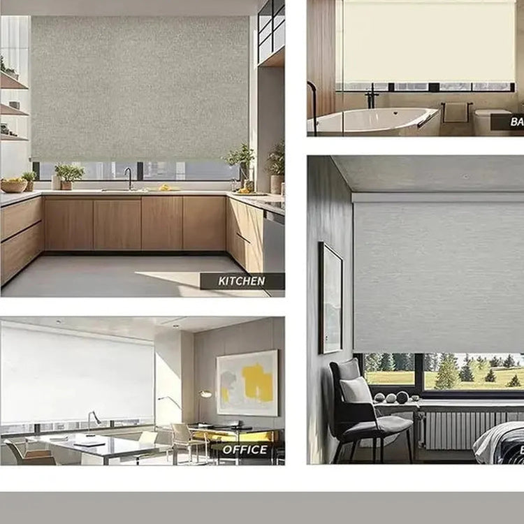 North American Market 100% Blackout Electric Roller Shades — Product