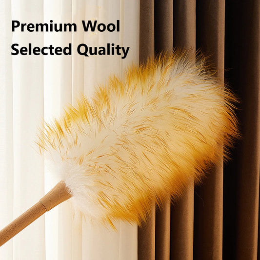 Natural Feather & Wool Duster