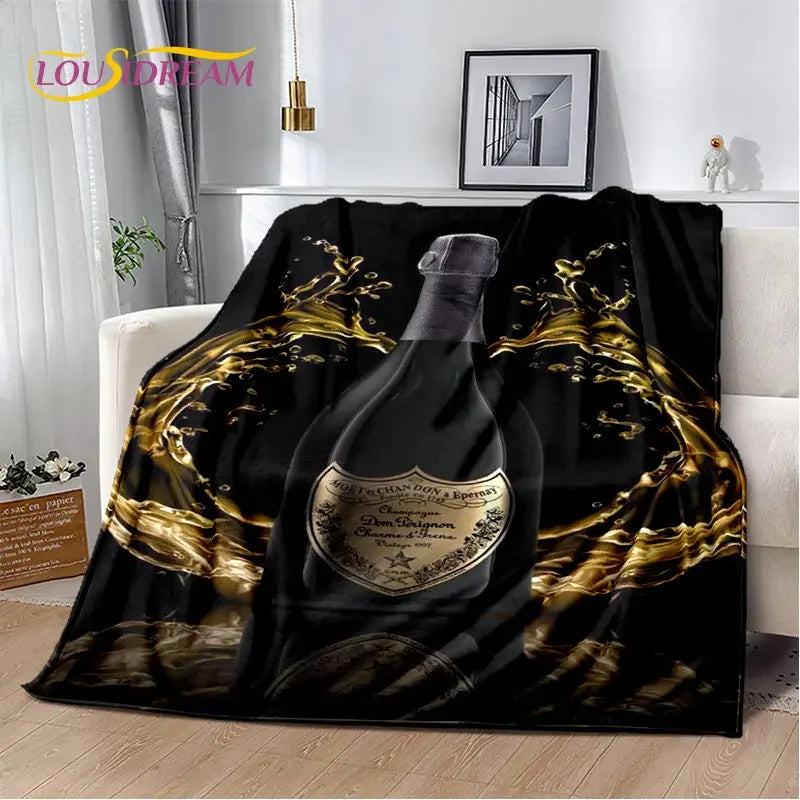 Printed Flannel Throw Blanket