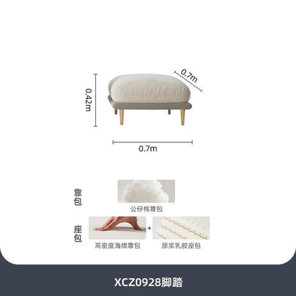 Cream Luxury Corner Sofa — Modern 3-Seat Living Room Sofa