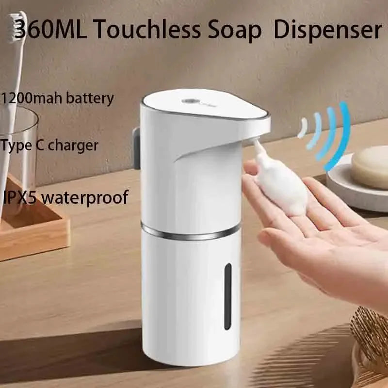 Touch-Free Clean — Automatic Sensing Foam Soap Dispenser, Wall Mounted