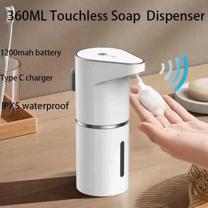Touch-Free Clean — Automatic Sensing Foam Soap Dispenser, Wall Mounted