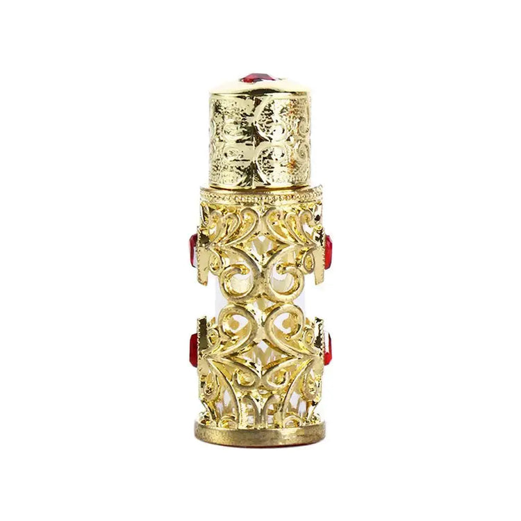 The Dubai Dropper — Arabian-Style Gold Rhinestone Refillable Perfume Bottle (3ml) Jonine’s Corner