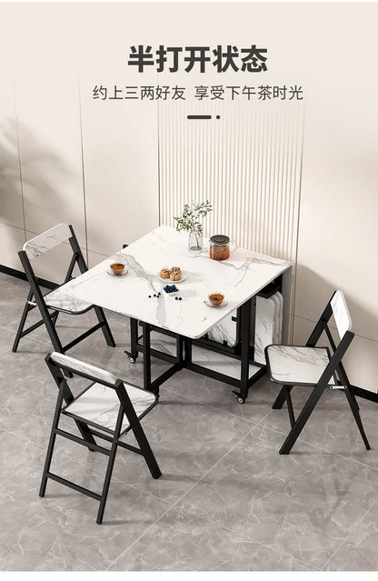 Italian Luxury Foldable Dining Table