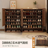 Vintage Luxury Wood Shoe Rack — Space-Saving Entryway Storage Jonine’s Corner