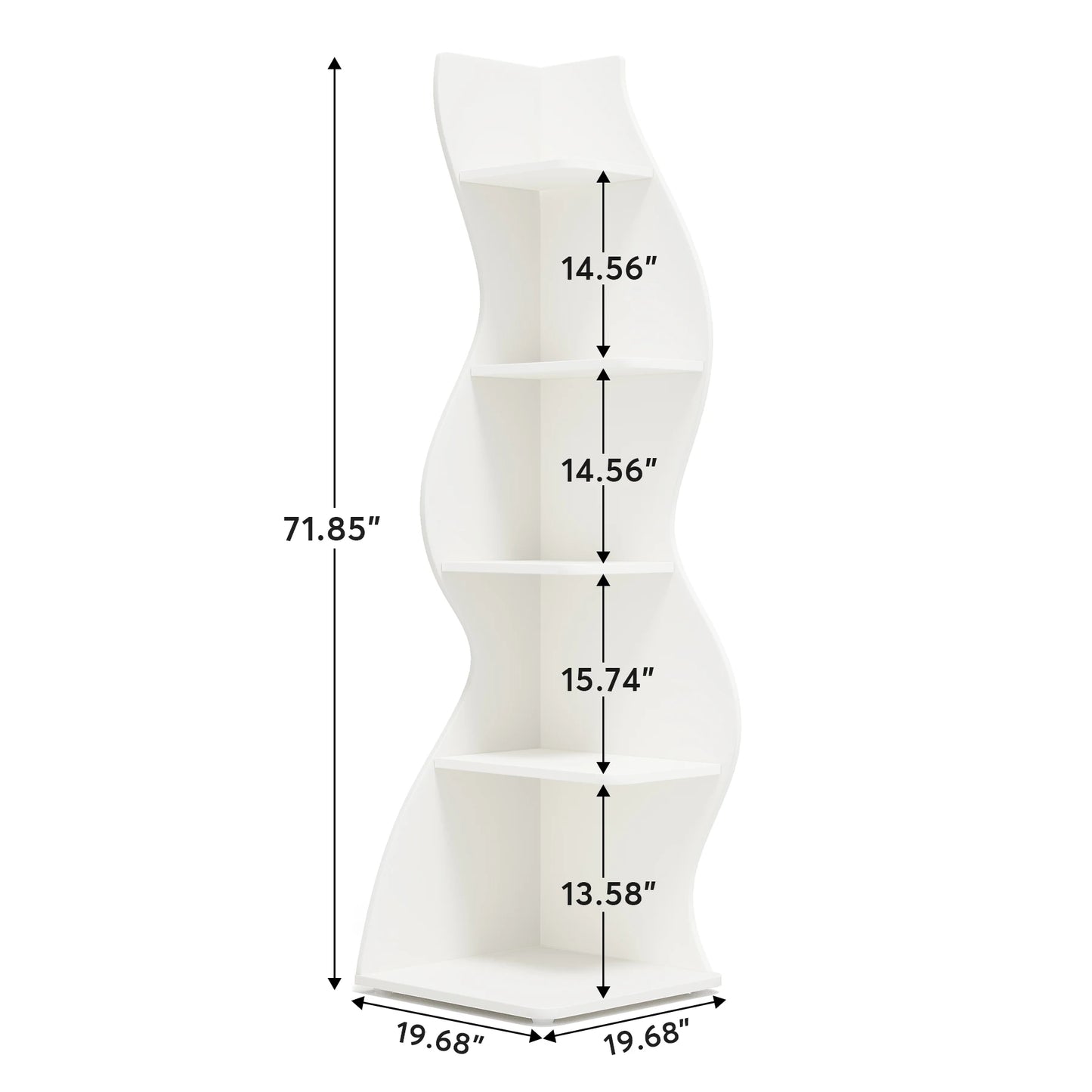 The Corner That Finally Does Something — Tribesigns 5-Tier Wall Corner Bookshelf & Plant Stand