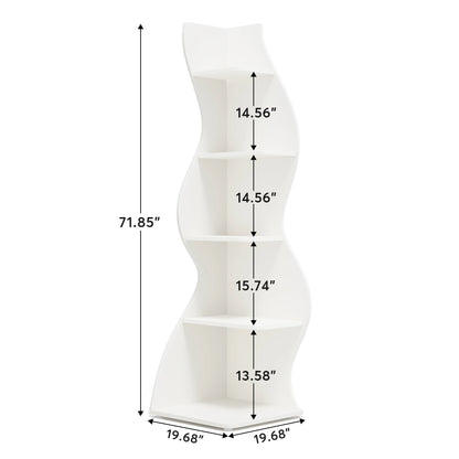 The Corner That Finally Does Something — Tribesigns 5-Tier Wall Corner Bookshelf & Plant Stand