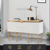 Modern Wooden Sideboard & Pantry Cabinet — Living Room Storage with Side Table Jonine’s Corner