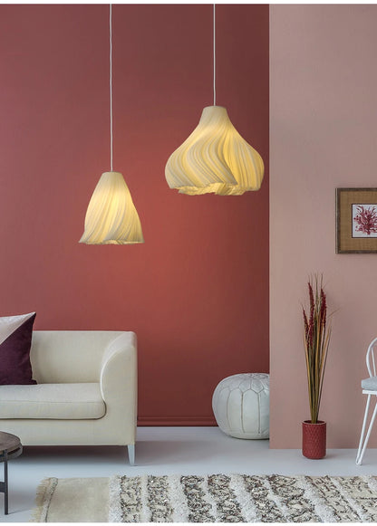 3D Floral Resin Pendant Light — Nordic Chandelier