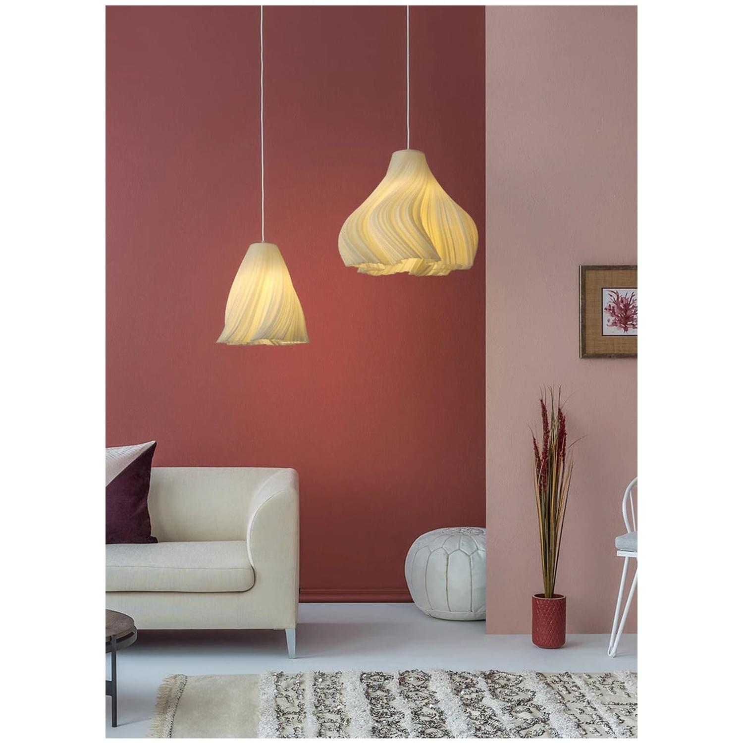 3D Floral Resin Pendant Light — Nordic Chandelier