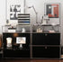 MLG Modern Dual Cabinet – Wood & Acrylic Living Room Storage