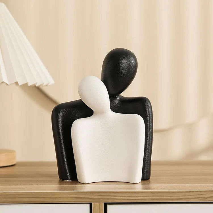 The Hug That Stays — Ceramic Love Sculpture for Home & Gifting