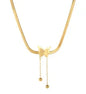 Square Pendants Delicate Stainless Steel Chain Pendant Necklace For Women Necklace