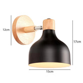 Nordic LED Wall Lamp Wood Creative Lighting Fixture Guest Room Balcony Staircase Sconce Bedroom Bedside Decor Light Chandelier Jonine&