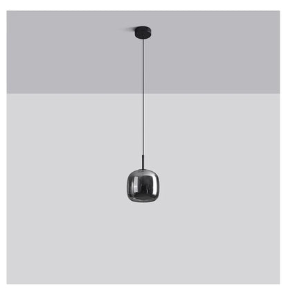 Nordic Glass LED Pendant Lamp — Modern Luxury Hanging Light for Dining Room & Living Room