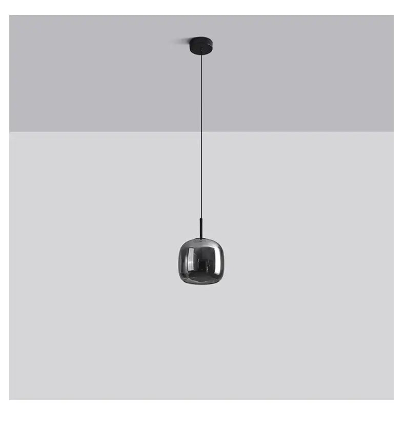 Nordic Glass LED Pendant Lamp – Modern Luxury Hanging Light