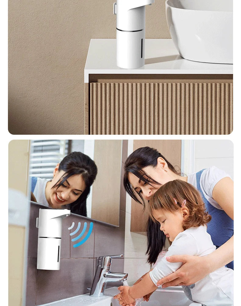Touch-Free Clean — Automatic Sensing Foam Soap Dispenser, Wall Mounted