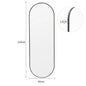 The Mirror That Opens the Room — Oversized Oval Full-Length Mirror