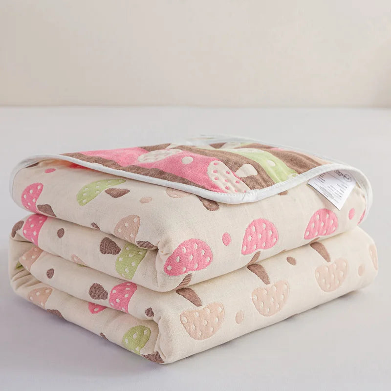 Cotton Gauze Summer Quilt — Solid