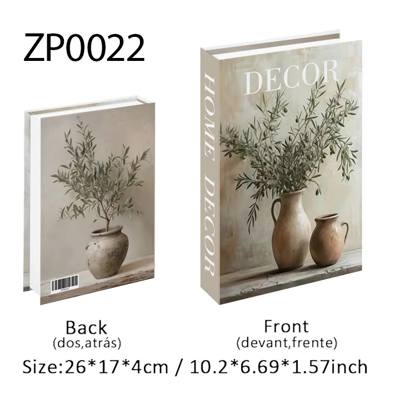 Decorative Book Box Set — Nordic Home Accent