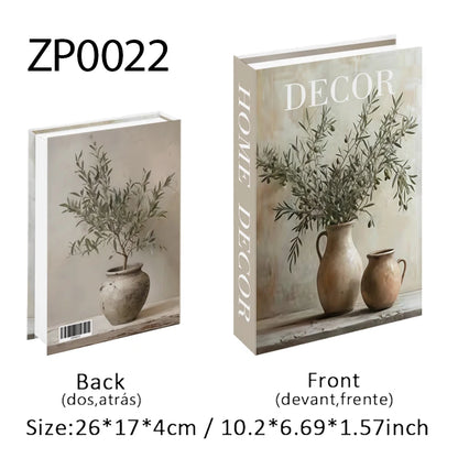 Decorative Book Box Set — Nordic Home Accent