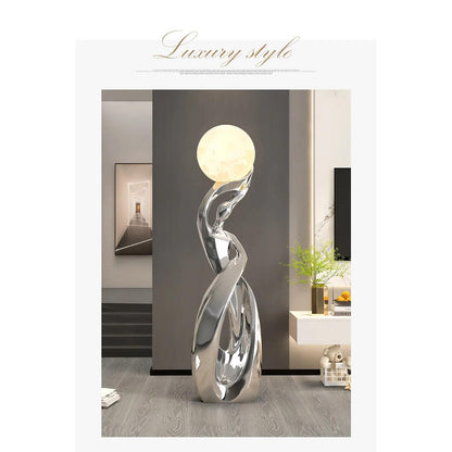 Light That Lives in the Room — Nordic Glow Resin Figurine with Ambient Light