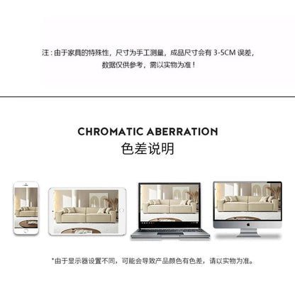 Aesthetic Space-Saving Luxury Sofa — Unique Designer Living Room Seating