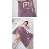 Wrap & Go — Wearable Fast-Dry Bath & Beach Towel (140×85cm)