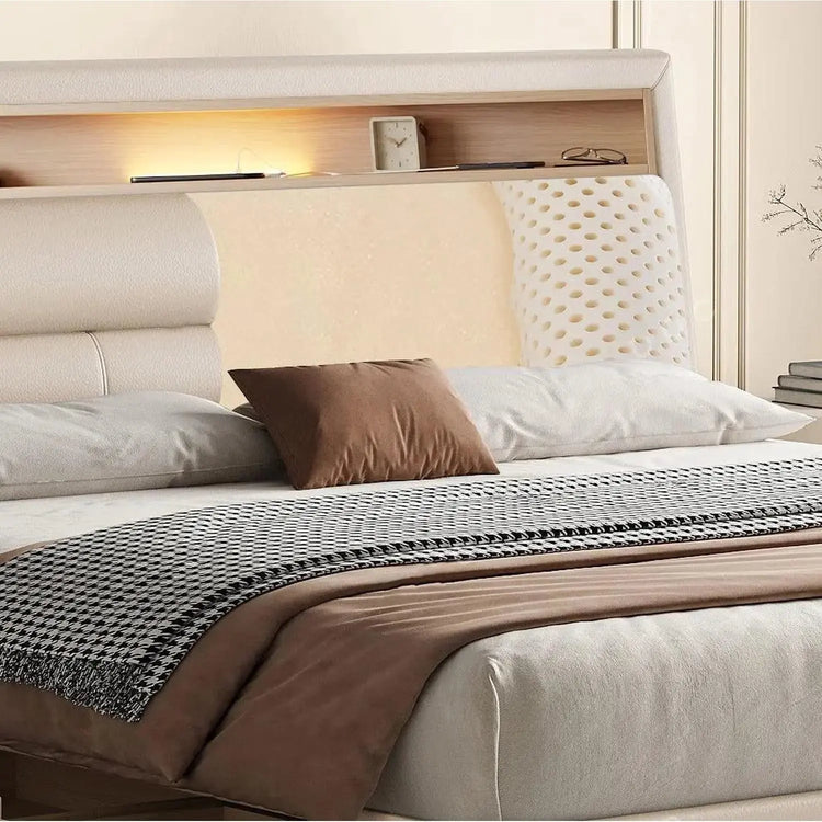 The Storage Bed — Luxury Multifunctional Bed Frame with Storage Headboard Jonine’s Corner