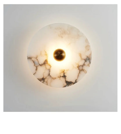 Marble Wall Sconce — Luxury Stone Wall Lamp for Living Room, Bedroom & Bathroom