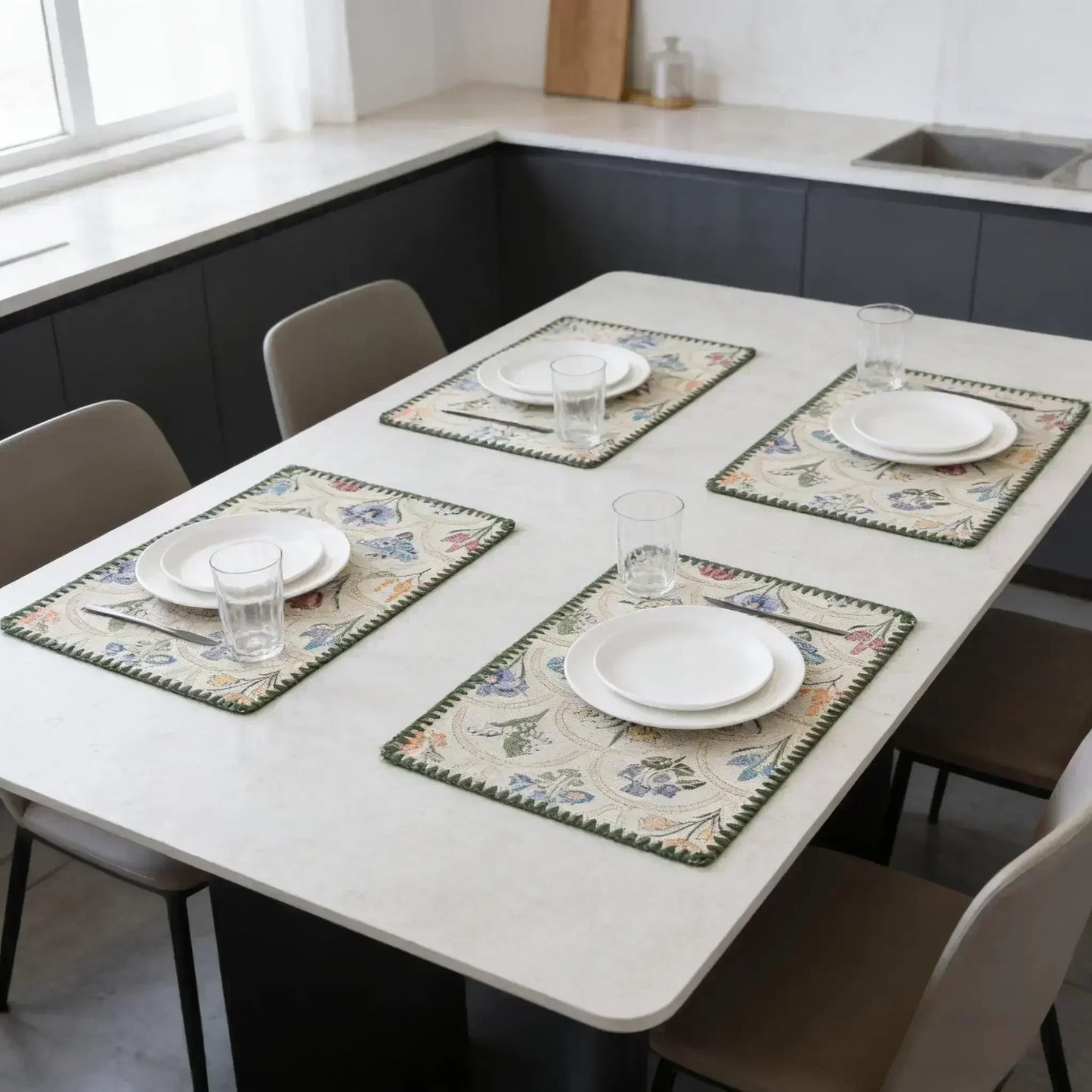 Nordic Cotton Linen Table Runner — Multiple Sizes & Patterns