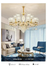 Dressed in Light — Crystal LED Chandelier for Hotel-Worthy Living Rooms & Bedrooms Jonine’s Corner