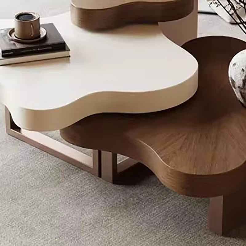 Vintage Ornate Coffee Table — Elegant Artistic Statement Piece for Living Room